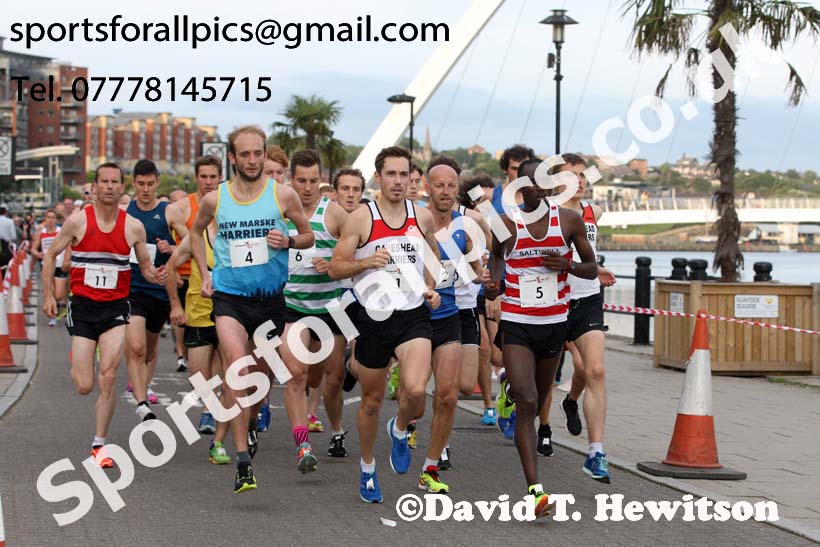 Gateshead Harriers Quayside 5k Road Race. Photo: David T. Hewitson/Sports for All Pics